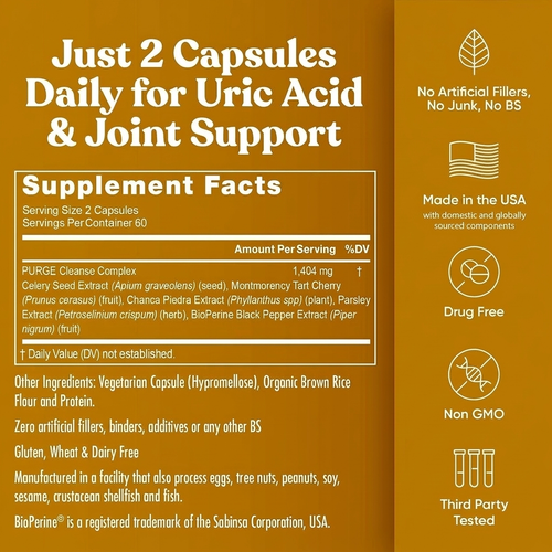 Natural Uric Acid Support Formula